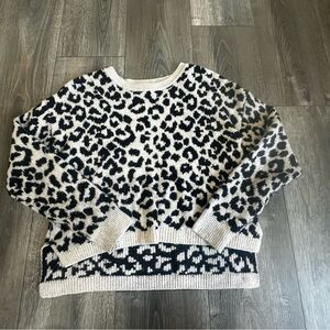 Leopard Print Women's Sweater